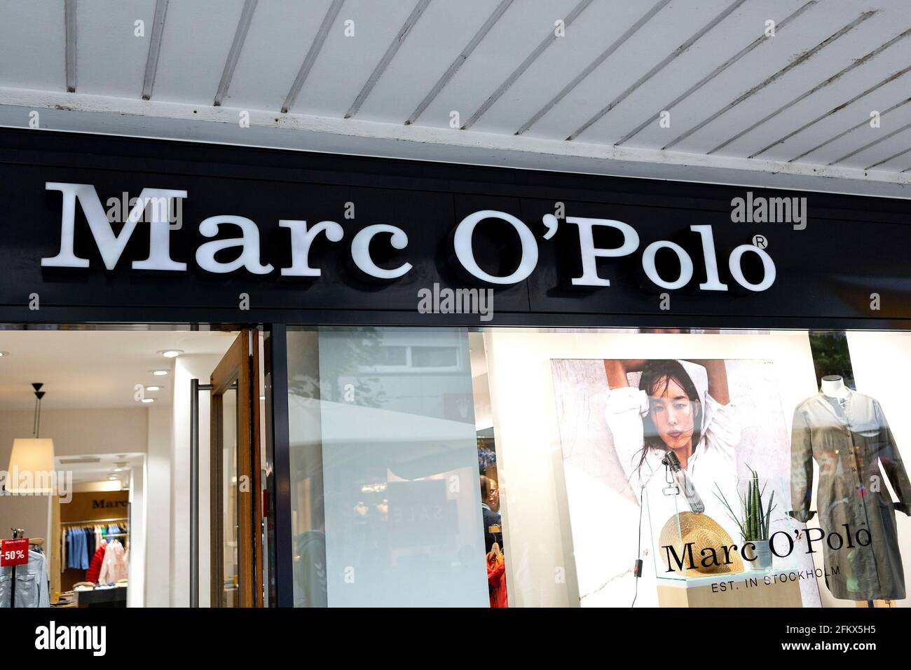 Marc O`Polo, Fashion Store Stock Photo